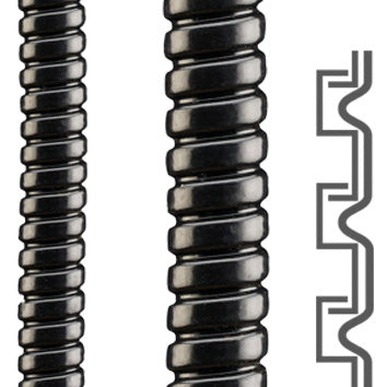 Flexa - Metall-Schutzschlauch Metallschutzschlauch 12010182004 SPR-VA-PVC − 50 Meter