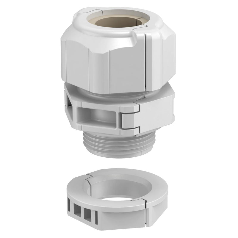 OBO Bettermann - Kabelverschraubung V-TEC TB25 11-13 teilbar, mit Gegenm