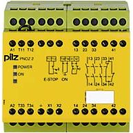 Pilz - Gerät zur Überwachung von sicherheitsgerichteten Stromkreisen Sicherheitsrelais PNOZ2 110VAC3n/o1n/c