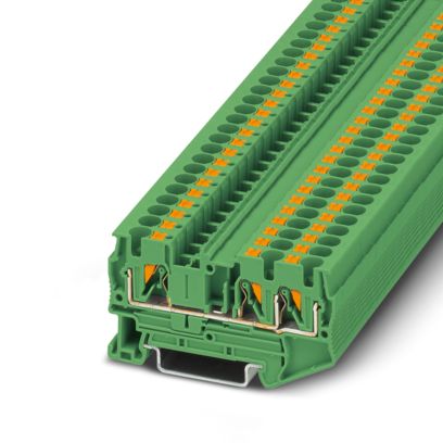 Phoenix Contact - Durchgangs-Reihenklemme Durchgangsklemme PT 4-TWIN GN 800V,32A,Anschl.: 3 − 50 Stück