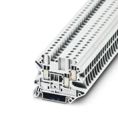 Phoenix Contact - Durchgangs-Reihenklemme Durchgangsklemme UT 4-TWIN WH 500V,32A,Anschl.: 3 − 50 Stück