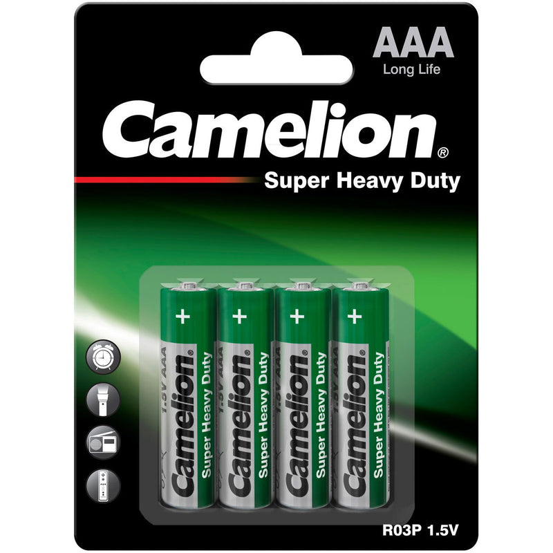 Hückmann - Batterie 1,5V Micro AAA R03/Micro/BP4(VE 4) Bli4 Camelion − 12 Packung