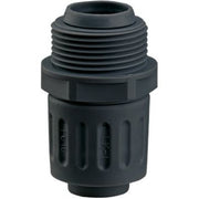Flexa - Kunststoff-Schutzschlauch-Verschraubung Kunststoffverschraubung LKI-M, AD45-M50 (PP) schwarz − 25 Stück