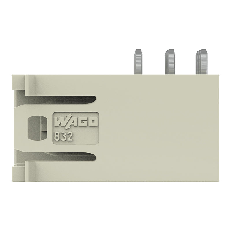 WAGO - Leiterplattensteckverbinder THT-Stiftleiste Lötstift 832-3643 1,2x1,2,abgew.,lgr − 45 Stück