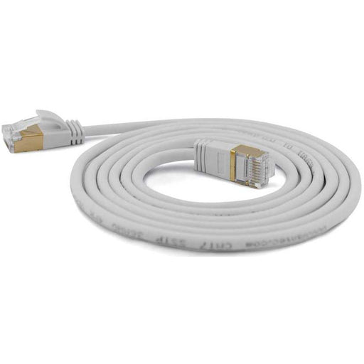 Wantec - Patchkabel Kupfer SSTP-Patchkabel Cat.6A gr 7194 gr 15,0m 15m Steck. 4mm