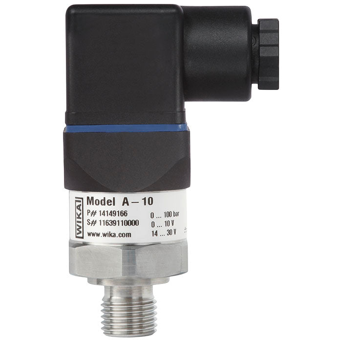 Wika Wiegand - Druck-/Absolutdruckmessumformer Druckmessumf. A-10 14182738 0.0,1bar,G1/4A,0.10V