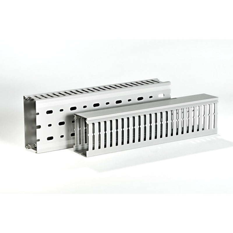 HellermannTyton - Verdrahtungskanal 185-40218(28) 75x50 mm grau − 28 Meter