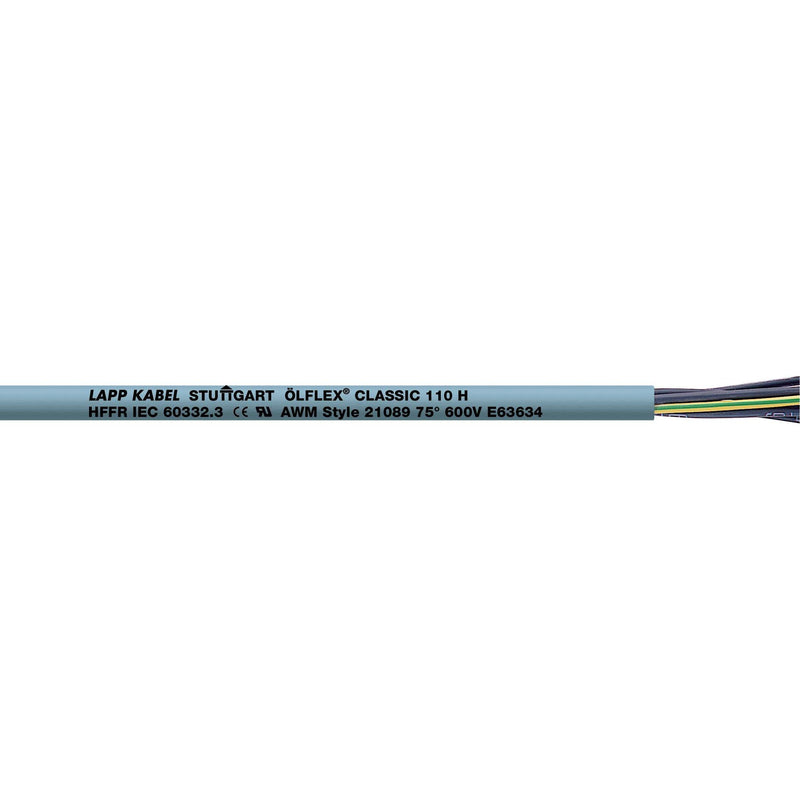 Lapp Kabel&Leitung - Energiekabel < 1 kV, für ortsveränderlichen Einsatz ÖLFLEX CLASSIC 110 H 4G0,5 10019903/100 − 100 Meter