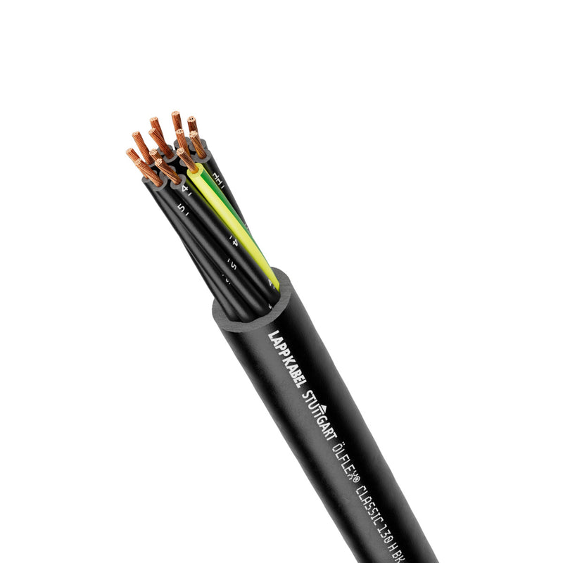 Lapp Kabel&Leitung - Energiekabel >= 1 kV, für ortsveränderlichen Einsatz ÖLFLEX CLASSIC 130 H BK 1123434/100 0,6/1 kV 3G4 − 100 Meter