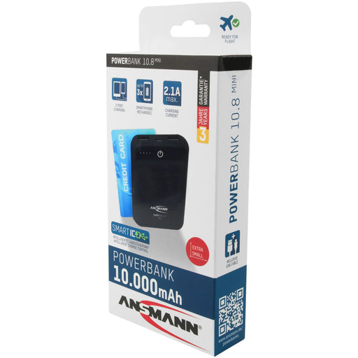 Hückmann - Akku Powerbank mini 10.000mAh Powerbank 10.8 mini Ansmann