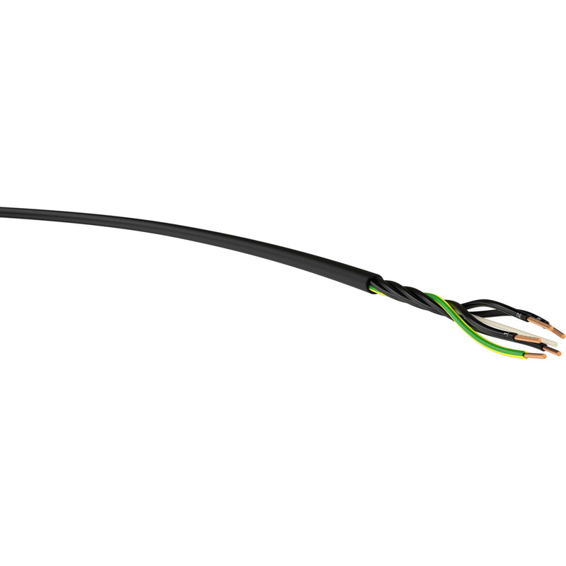 Klimaprime - Energiekabel < 1 kV, für ortsveränderlichen Einsatz YSLY-JZ 5x2,5 swRi.100 YSLY-JZ 5x2,5 sw Steuerltg.0,6/1kV sw − 100 Meter