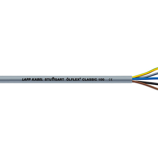 Lapp Kabel&Leitung - Energiekabel < 1 kV, für ortsveränderlichen Einsatz ÖLFLEX CLASSIC 100 0010007/100 300/500V 10G0,5 − 100 Meter