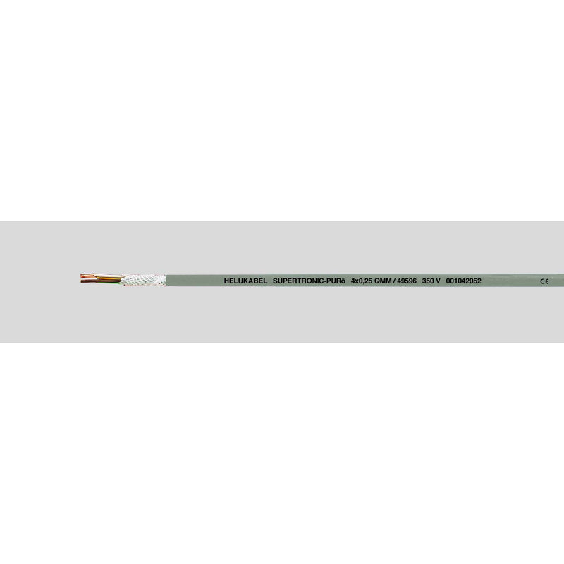 Klimaprime - Energiekabel < 1 kV, für ortsveränderlichen Einsatz HEL SUPERTRONIC-PUROE 5x SUP,TR,-PUROE 5x0,25 0,25 PUR-Schleppkett − 1 Meter