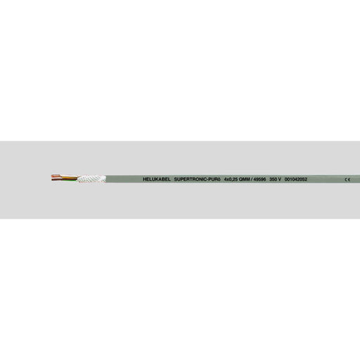 Klimaprime - Energiekabel < 1 kV, für ortsveränderlichen Einsatz HEL SUPERTRONIC-PUROE 5x SUP,TR,-PUROE 5x0,25 0,25 PUR-Schleppkett − 1 Meter
