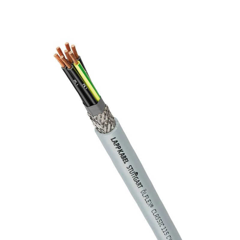 Lapp Kabel&Leitung - Energiekabel < 1 kV, für ortsveränderlichen Einsatz ÖLFLEX CLASSIC 115 CY 1136407/100 7G2,5 − 100 Meter