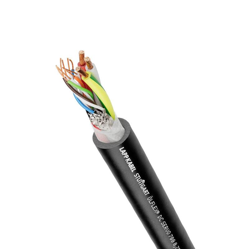 Lapp Kabel&Leitung - Hybridkabel ÖLFLEX DC SERVO 700 11101202/500 3G2,5+2x..+Cat6A − 500 Meter