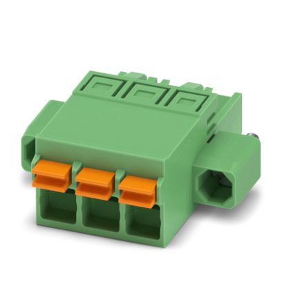 Phoenix Contact - Kabelsteckverbinder für Leiterplattensteckverbinder Leiterplattensteckverb. FKCN 2,5/ 3-STF 12A,320V,3-pol,gn − 50 Stück