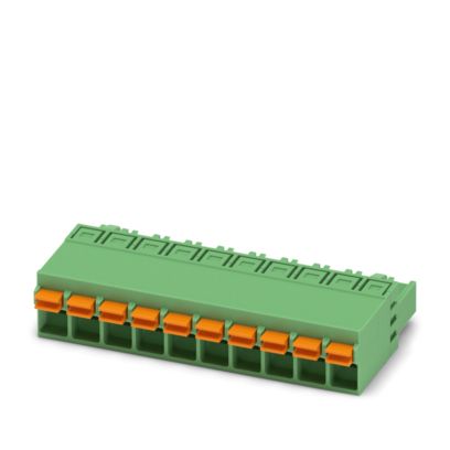 Phoenix Contact - Kabelsteckverbinder für Leiterplattensteckverbinder Leiterplattensteckverb. FKCN 2,5/10-ST-5,08 12A,320V,10-pol,gn − 50 Stück