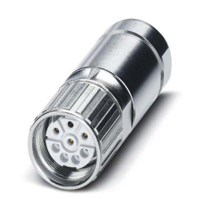 Phoenix Contact - Rundsteckverbinder, feldkonfektionierbar (Industriesteckverbinder) Kabelsteckverbinder SF-7ES1N8A8LDL 4+3+PE gerade