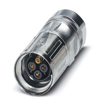 Phoenix Contact - Rundsteckverbinder, feldkonfektionierbar (Industriesteckverbinder) Kabelsteckverbinder ST-3ES1N8A8004S 3+PE gerade