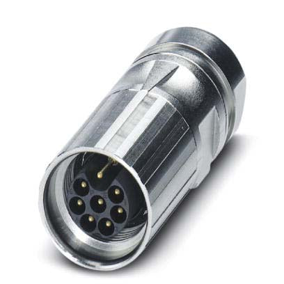 Phoenix Contact - Rundsteckverbinder, feldkonfektionierbar (Industriesteckverbinder) Kabelsteckverbinder ST-7EP1N8A8005 7+PE gerade