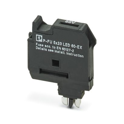 Phoenix Contact - Bauelementestecker Sicherungsstecker P-FU 5X20 LED 60-EX − 10 Stück