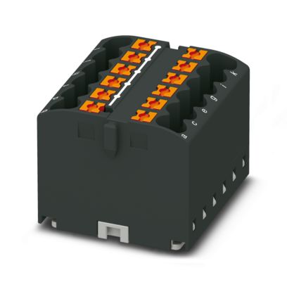 Phoenix Contact - Durchgangs-Reihenklemme Verteilerblock PTFIX 12X2,5 BK − 8 Stück