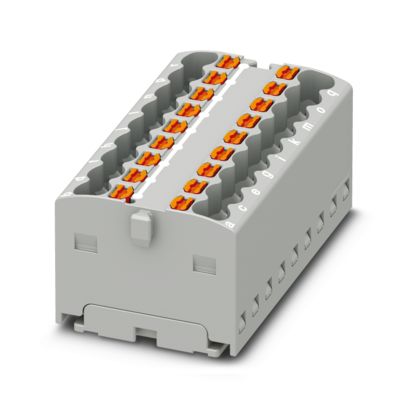 Phoenix Contact - Durchgangs-Reihenklemme Verteilerblock PTFIX 18X1,5 GY − 20 Stück
