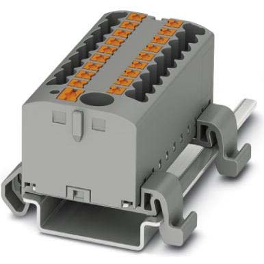 Phoenix Contact - Durchgangs-Reihenklemme Verteilerblock PTFIX6/6X2,5-NS35AYE − 10 Stück
