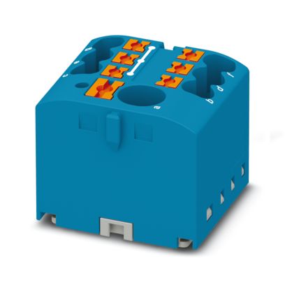 Phoenix Contact - Durchgangs-Reihenklemme Verteilerblock PTFIX 6/6X2,5-G BU − 10 Stück