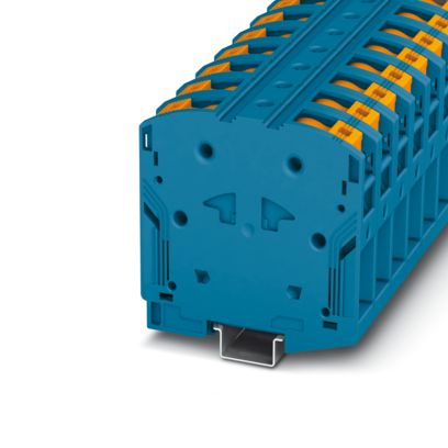 Phoenix Contact - Durchgangs-Reihenklemme Hochstromklemme PTPOWER 50 P BU − 10 Stück