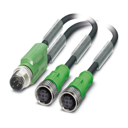 Phoenix Contact - Konfektioniertes Sensor-Aktor-Kabel Sensor-/Aktor-Kabel SAC-3P-M12Y/#1630373 − 50 Stück