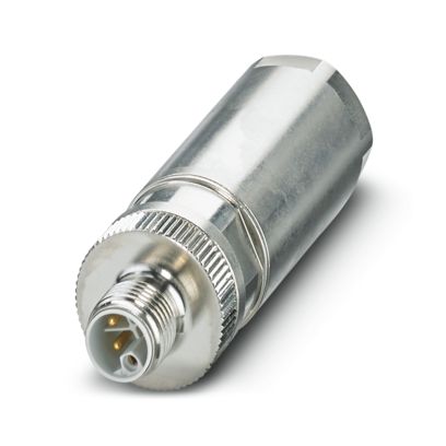 Phoenix Contact - Rundsteckverbinder, feldkonfektionierbar (Industriesteckverbinder) Power-Steckverbinder SACC-M12MSL-4FEPL-CL