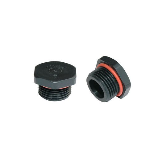 Jacob - Verschlussschraube V301-1050-02 sw IP66/68O-RingVMQ − 25 Stück