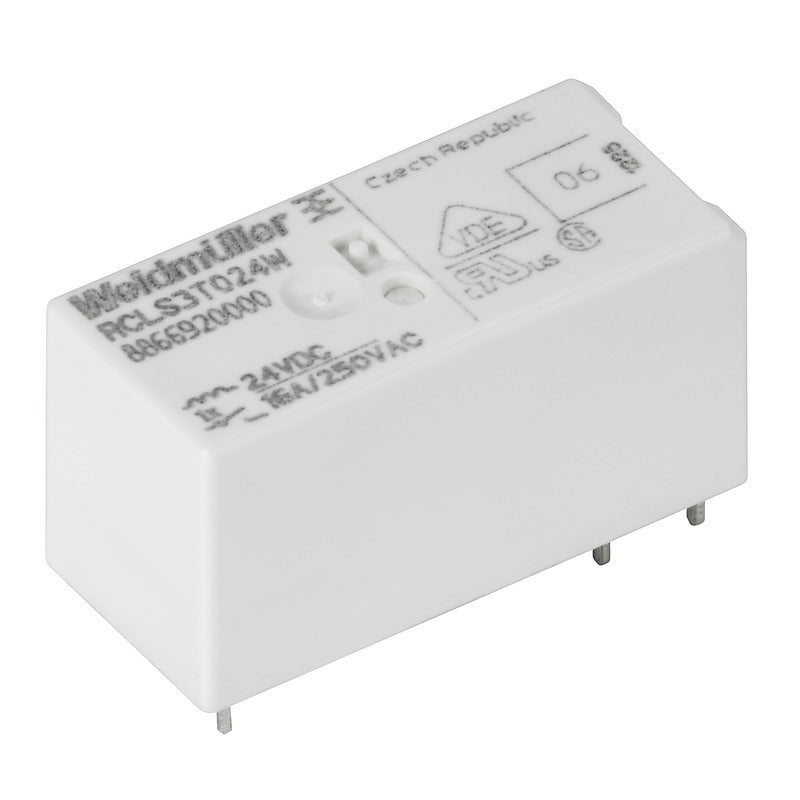 Weidmüller - Schaltrelais Miniatur-Industrierelais RCLS3L024#1984080000 24 V DC, 1S(AgSnO) − 20 Stück