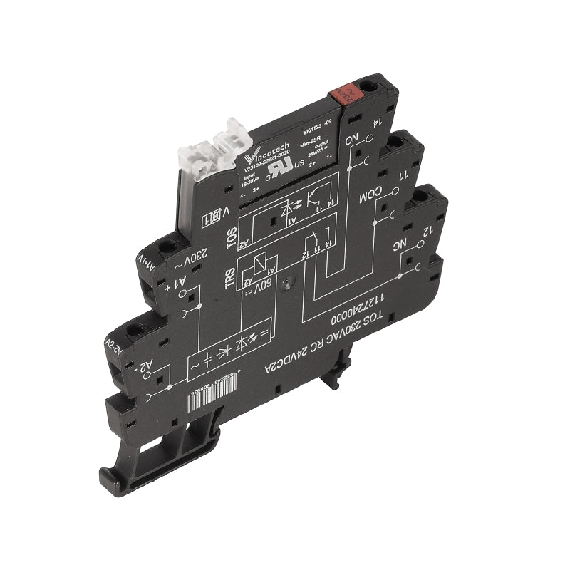 Weidmüller - Optokoppler Halbleiterrelais TOS230VACRC48VDC0,1A 230VAC10%,3...48VDC − 10 Stück
