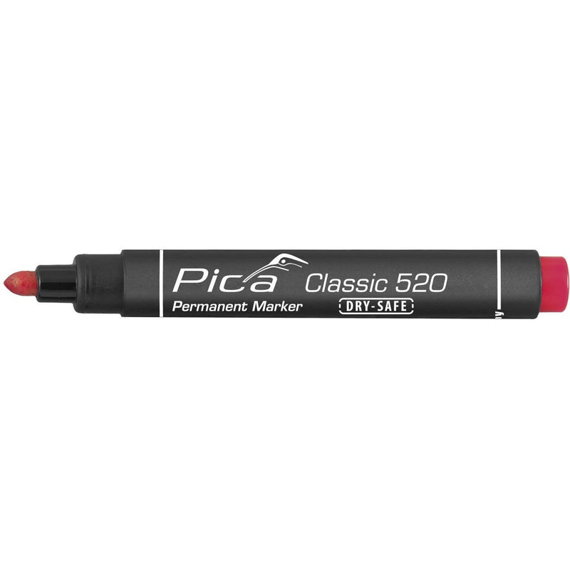 Pica-Marker - Markierungsstift Permanent Marker 520/40 rot, 1-4mm
