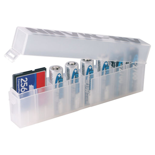 Hückmann - Zubehör/Ersatzteile für Batterie/Akku/Ladegerät Aufbewahrungsbox 112820 8 Zellen Gr. AAA/AA