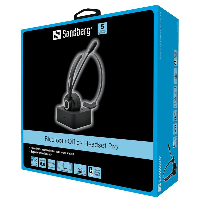 Sandberg - Head-Set Headset Office Headset Pro BT 5.0