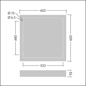 Thorn - Mechanisches Zubehör/Ersatzteile für Leuchten Befestigungszubehör BETA 3 IQ #96635031