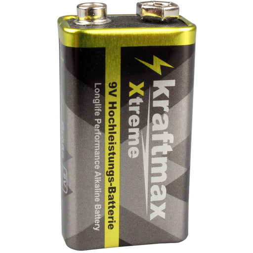 Hückmann - Batterie 9V-Block Xtreme 6LR61(VE 4) 4er Folie Kraftmax