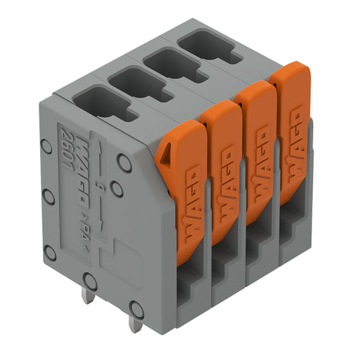 WAGO - Leiterplattenklemme 2601-3104 1,5mm²,gr − 120 Stück