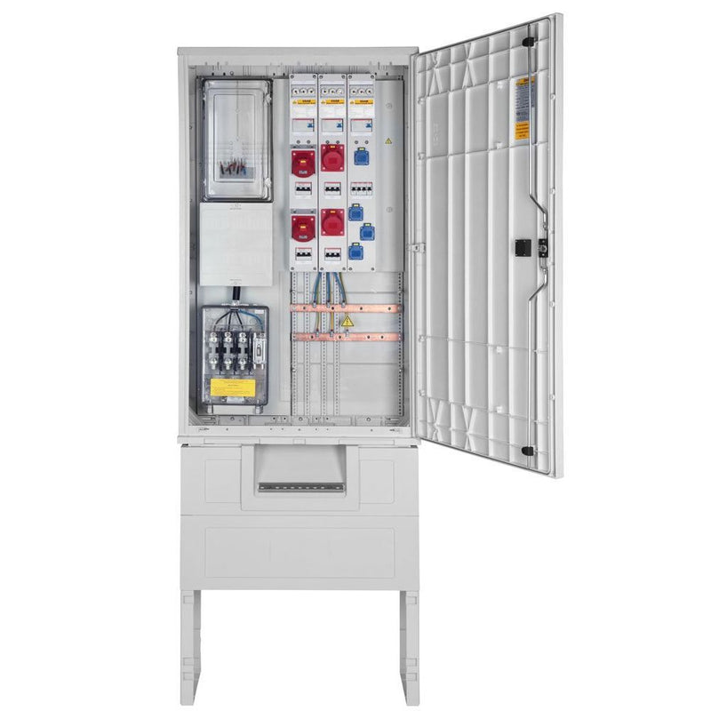 GSAB Elektrotechnik - Zähler-Komplettschrank Festplatzverteiler 01.00.1P11Sy3216S m. Sammelsch.,5-p