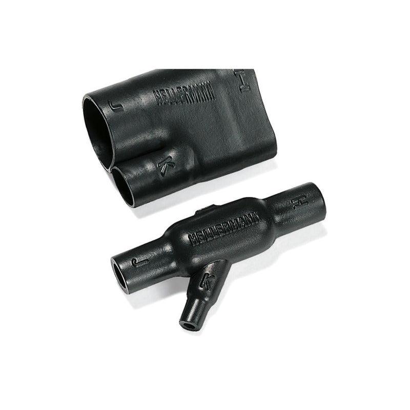 HellermannTyton - Aufteilkappe Warmschrumpfteil 1311-1-GW24 PO-X BK schwarz