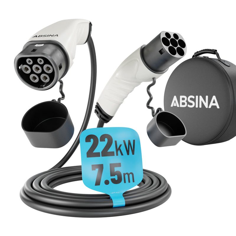Hückmann - Ladeleitung E-Mobility Ladekabel für Elektroautos 148855 22kW, 7,5 Meter