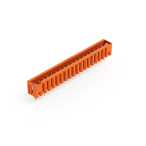 WAGO - Leiterplattensteckverbinder THT-Stiftleiste Lötstift 734-249 1,0x1,0,gerade,or − 50 Stück