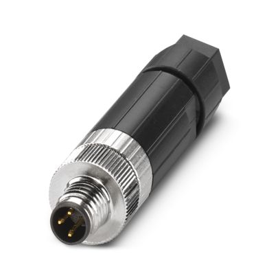Phoenix Contact - Rundsteckverbinder, feldkonfektionierbar (Industriesteckverbinder) Steckverbinder SACC-M 8MS-3PL-M