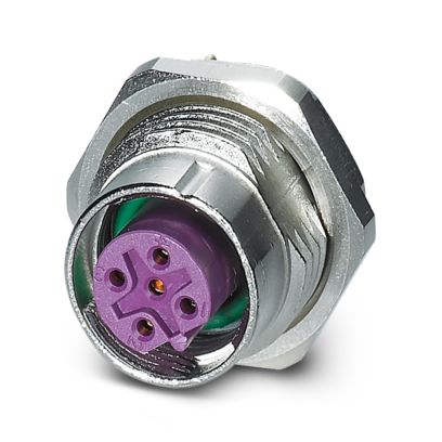 Phoenix Contact - Rundsteckverbinder, feldkonfektionierbar (Industriesteckverbinder) Gerätesteckverbinder SACC-DSI-FSB#1239813 Hinterwand − 20 Stück
