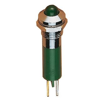 Scharnberger+Hasenbein - Leuchtmelder, Komplettgerät LED-Signallampe Außenrefl. 38124 5mm 24-28VDC ge IP67