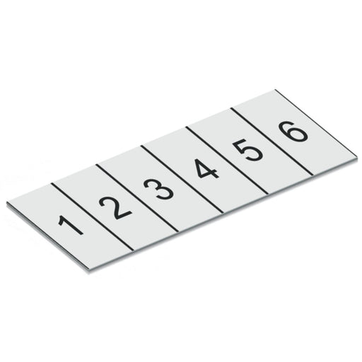 WAGO - Klemmenmarkierung Beschriftungsstreifen 2009-110/762-808 geschnitten,weiß